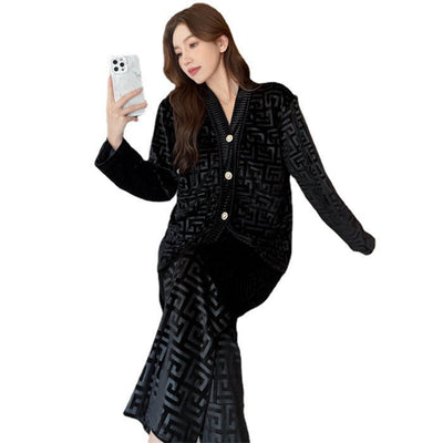 Luxury Silk Sleepwear Set for Ladies