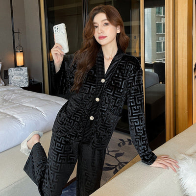 Luxury Silk Sleepwear Set for Ladies