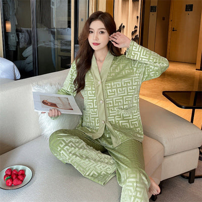 Luxury Silk Sleepwear Set for Ladies