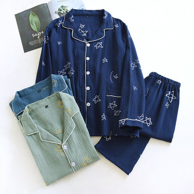 Gentleman's Soft Woven Layered Sleepwear Set