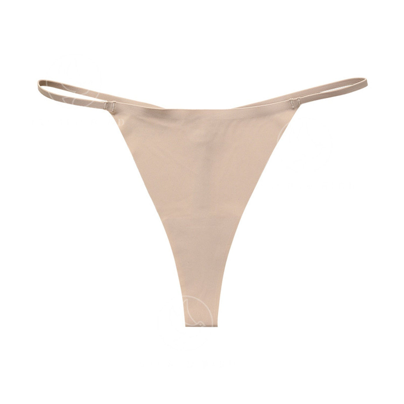 Seamless Thin Belt Buckle T-shaped Panties T-string For Women