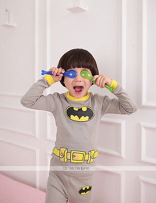 Batman Baby Kids Toddler Boy Sleepwear Nightwear