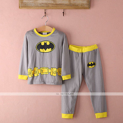 Batman Baby Kids Toddler Boy Sleepwear Nightwear