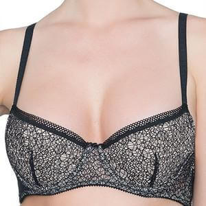 LINGERN Padded Balcony Bra Addiction Provocante offers support, lift, and elegance for daily wear or special occasions.