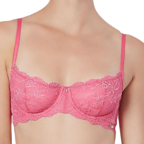 LINGERN Montelle Coquette Lace Demi Cup Bra offers elegant support, lift, and comfort for everyday wear or special occasions.