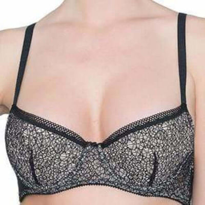 LINGERN Padded Balcony Bra Addiction Provocante offers support, lift, and elegance for daily wear or special occasions.